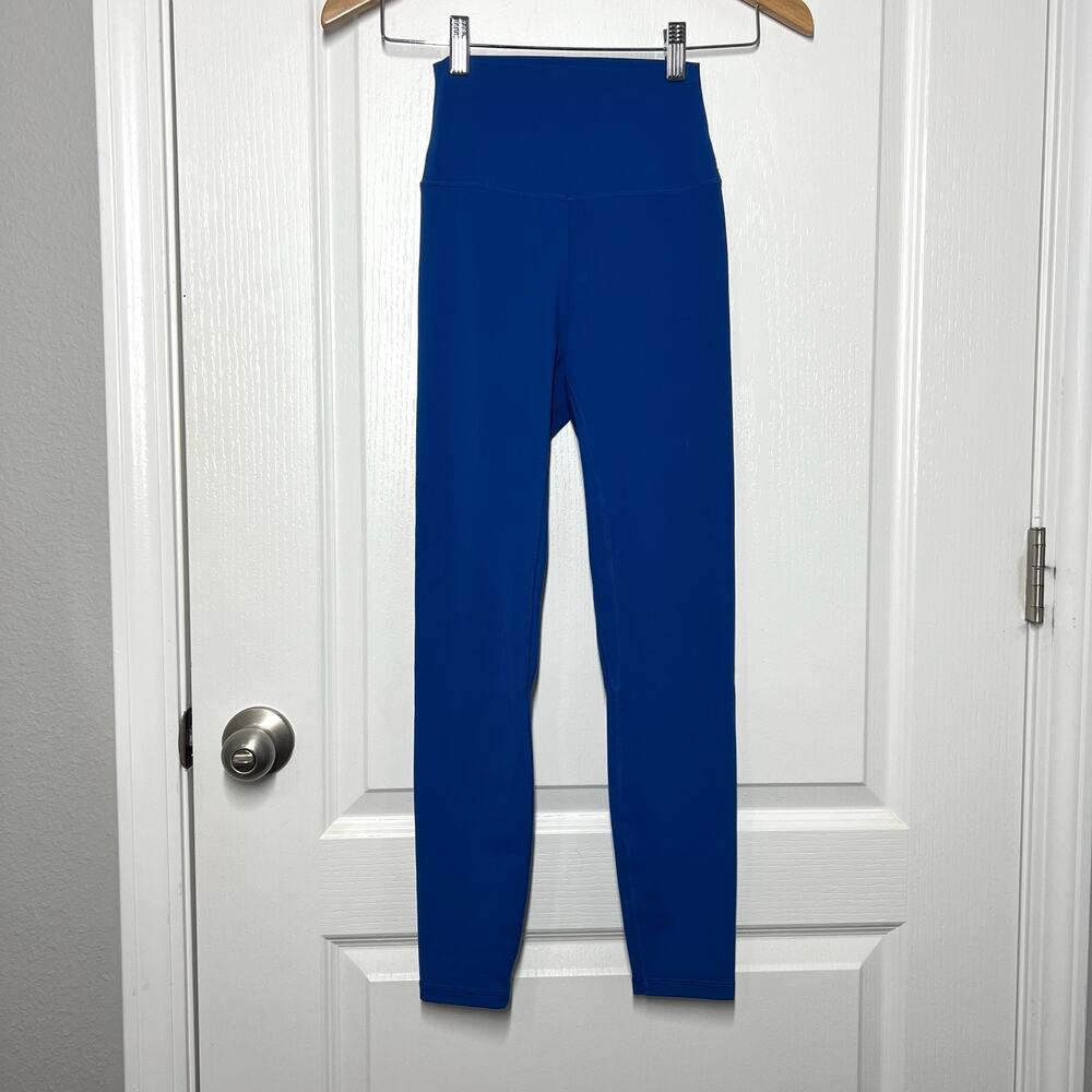 NEW P’tula Ptula Activewear Mayra 2 Leggings 26” Inseam | Pacific Blue | S Small - Picture 3 of 4